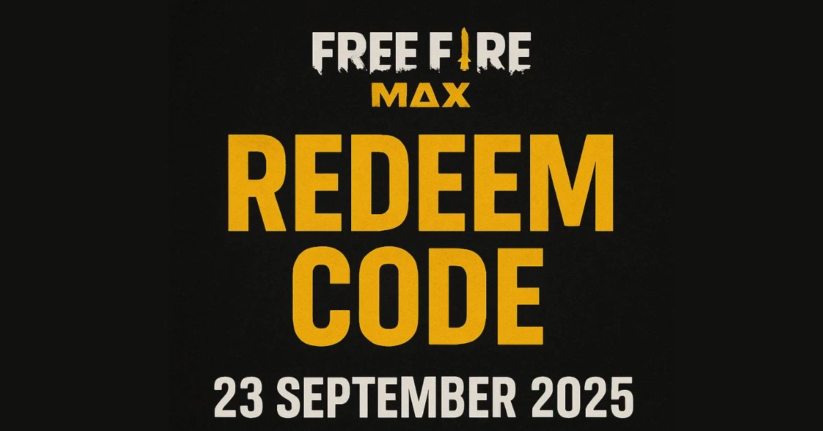 Garena Free Fire Max Redeem Code Today 23 September 2025